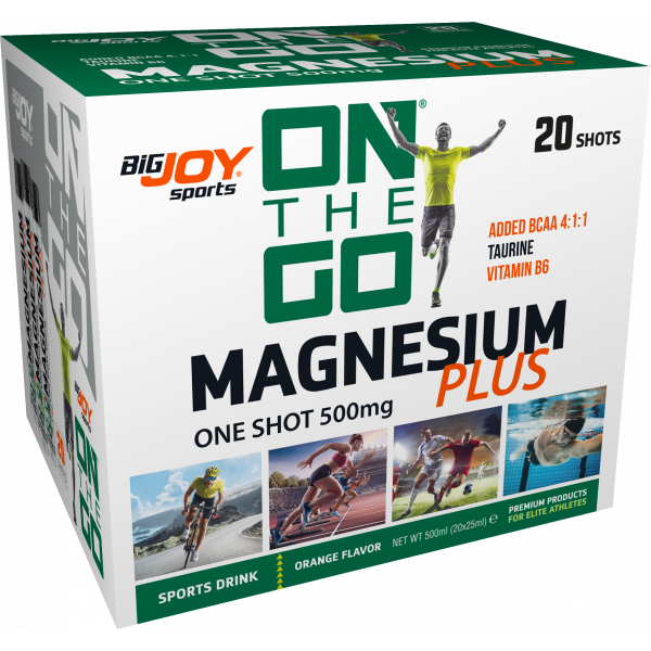 Bigjoy Sports ONTHEGO Magnesium Plus Portakal 25ml x 20 Shot