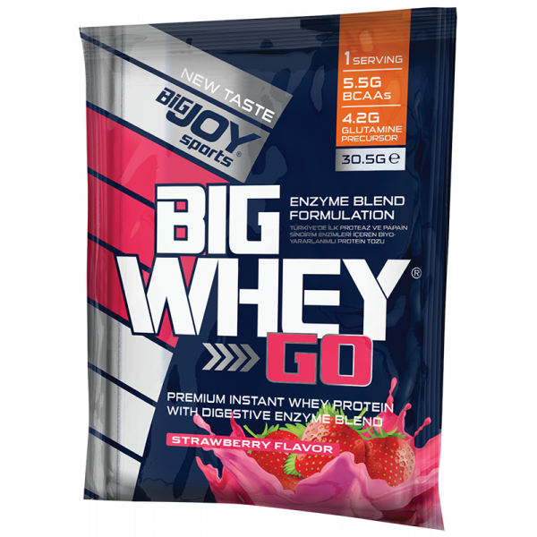 Bigjoy Sports BIGWHEYGO Whey Protein Çilek 30.5g