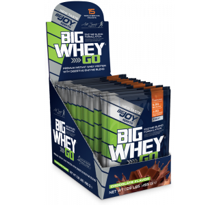 Bigjoy Sports BIGWHEYGO Whey Protein Çikolata 15 Servis
