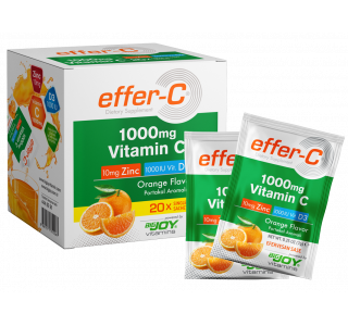 Effer-C Vitamin C Portakal 20 Efervesan Saşe